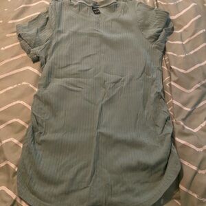 SOLD 5 FOR 20 BUNDLE FOR OFFER SHEIN light green maternity ribbed top